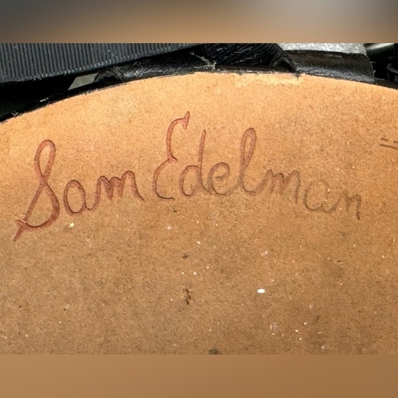 Sam Edelman Black Gladiator Sandals - Stylish Comfort for Any Occasion - Picture 5 of 6